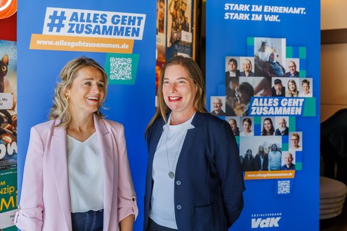 Verena Bentele und Katarina Peranić Verena Bentele und Katarina Peranić