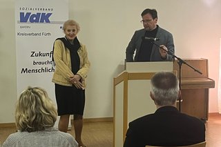 Unsere Kreisvorsitzende Petra Guttenberger MdL mit Professor Dr. Dormann