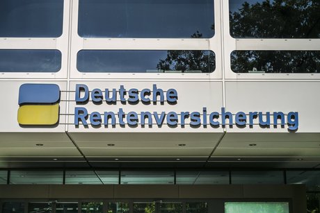 Außenansicht des Gebäudes der Deutschen Rentenversicherung in Berlin-Wilmersdorf